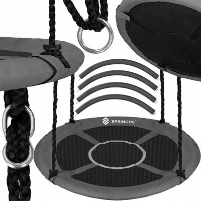 Springos Čapí hnízdo 110 cm modro-černá – Hledejceny.cz