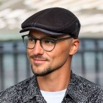 Krumlovanka Luxusní lněná černá letní bekovka modrý kšilt Ho-041 – Hledejceny.cz