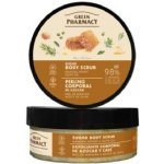 Green Pharmacy tělový peeling med a olivový olej 200 ml – Zboží Dáma