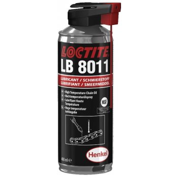 Loctite LB 8011 Olej ve spreji, pro mazání řetězů, použití při vysokých teplotách 400 ml