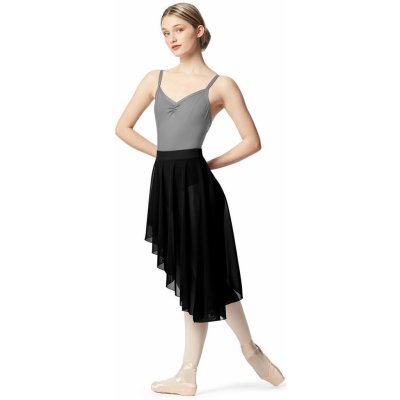Lulli dance asymetrická sukně LUB352, černá