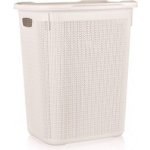Brilanz Koš ratanový s víkem 50 l, 43 x 34 x 55 cm, krémový – Hledejceny.cz