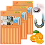 TFY SANI-STICK-Org312 Tyčinky na čištění odpadu POMERANČ 3 x 12 ks – Hledejceny.cz