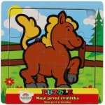 MPZ mini puzzle 9 dílků Moje první zvířátka – Zbozi.Blesk.cz