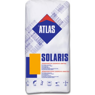 ATLAS SOLARIS Sádrová omítka 25kg – Zboží Mobilmania