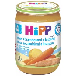 HiPP Mrkev s bramborami a lososem 6 x 190 g