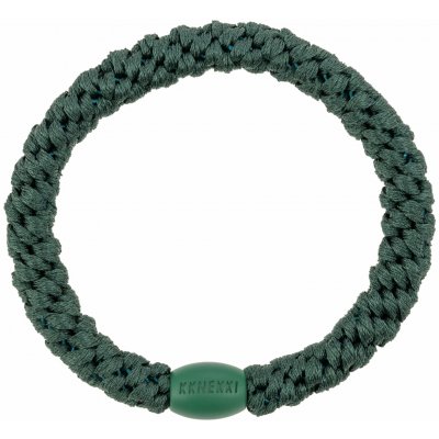 KKNEKKI Gumička do vlasů Kknekki Peacock Blue, zelená barva, textil – Zboží Dáma KKNEKKI Gumička do vlasů Kknekki Peacock Blue, zelená barva, textil – Zboží Dáma