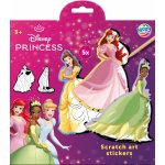 Vyškrabávací obrázky Disney Princezny samolepky 5 ks Craft Creative – Zboží Mobilmania