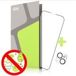 Tempered Glass Protector antibakteriální pro iPhone 14, Case Friendly + sklo na kameru TGA-IP14-BL – Zboží Mobilmania