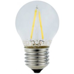 Optonica LED Filament žárovka E27 G45 2w Neutrální bílá