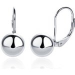 NUBIS Stříbrné náušnice kuličky 9 mm NB-3157 – Zbozi.Blesk.cz