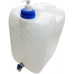 HADEX Plastový kanystr na vodu s kohoutkem a dávkovačem mýdla 10l – Zboží Dáma