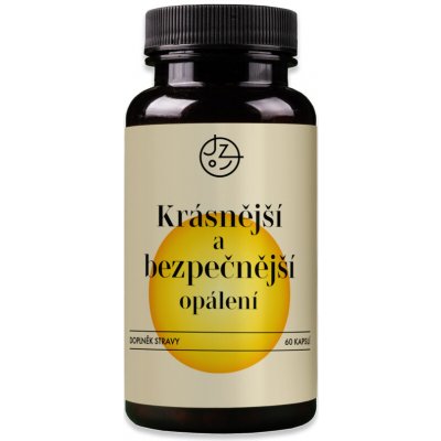 Jíme zdravě Krásnější a bezpečnější opálení kapsle pro podporu opálení 60 kapslí – Hledejceny.cz