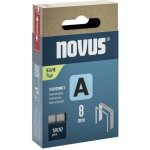 NOVUS sponky A53, 8mm, 1800ks – Hledejceny.cz