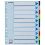 Plastové barevné rozlišovače Esselte, A4 Maxi, Mix barev – Hledejceny.cz