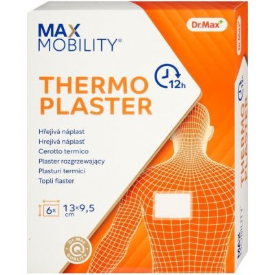 Dr. Max Thermoplaster Náplast s hřejivým účinkem 6 náplastí – Hledejceny.cz