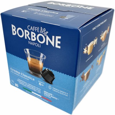 Caffé Borbone Crema Classica kapsle do Dolce Gusto 16 ks – Zboží Dáma