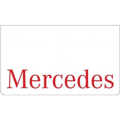 Zástěrky MERCEDES sada 2x 600x350mm PLASTOVÉ – Zbozi.Blesk.cz