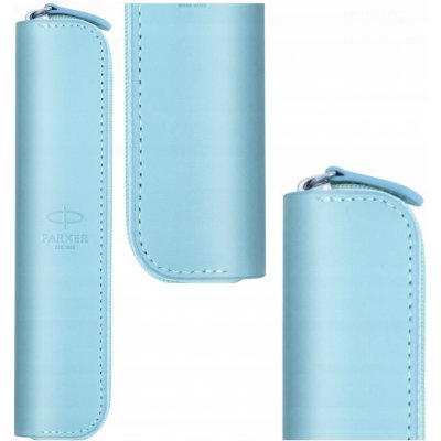Parker PU zip pastelově modré – Hledejceny.cz