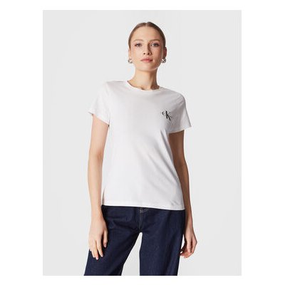 Calvin Klein Jeans T-shirts J20J219734 Bílá – Zbozi.Blesk.cz