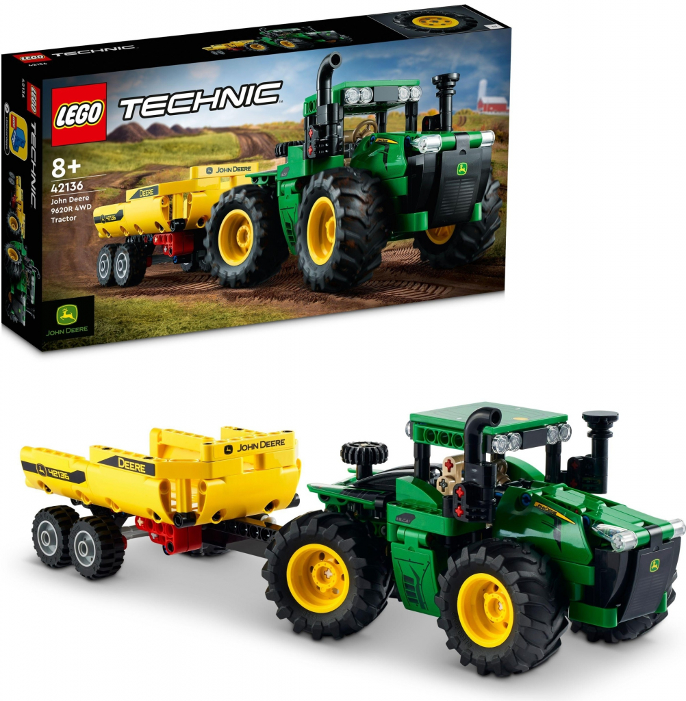 LEGO Technic 4213221 JOHN DEERE TRAKTOR S PŘÍVĚSEM