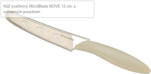 TESCOMA Nůž svačinový MicroBlade MOVE s ochranným pouzdrem 12 cm