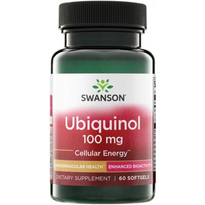 Swanson Ubiquinol Koenzym Q10 100 mg 60 kapslí – Hledejceny.cz
