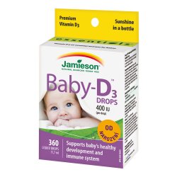 Jamieson Baby-D Vitamín D3 400 IU kapky 11,7 ml