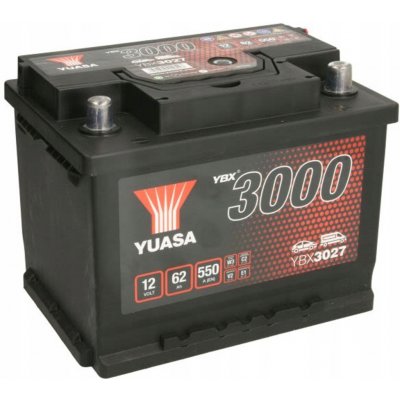 Yuasa YBX3000 12V 60Ah 550A YBX3027 – Zboží Mobilmania