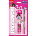 MAPED Souprava MAPED Barbie 4ks školních potřeb 486817 – Hledejceny.cz