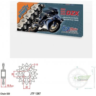ČZ Řetězová sada Honda XL 750 Transalp 23-25 | Zboží Auto
