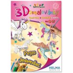 3D omalovánky Jednorožec Pegas A4jednorozec 142745 – Zboží Dáma