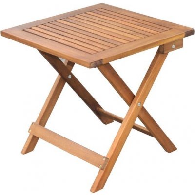 Sunfun Diana Zahradní stolek odkládací, akátové dřevo, 45 x 45 x 45 cm, 22,5 cm – Zboží Mobilmania