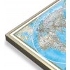 Nástěnné mapy National Geographic Irsko - nástěnná mapa Classic 76 x 91 cm Varianta: mapa v hliníkovém rámu, Provedení: zlatý matný rám