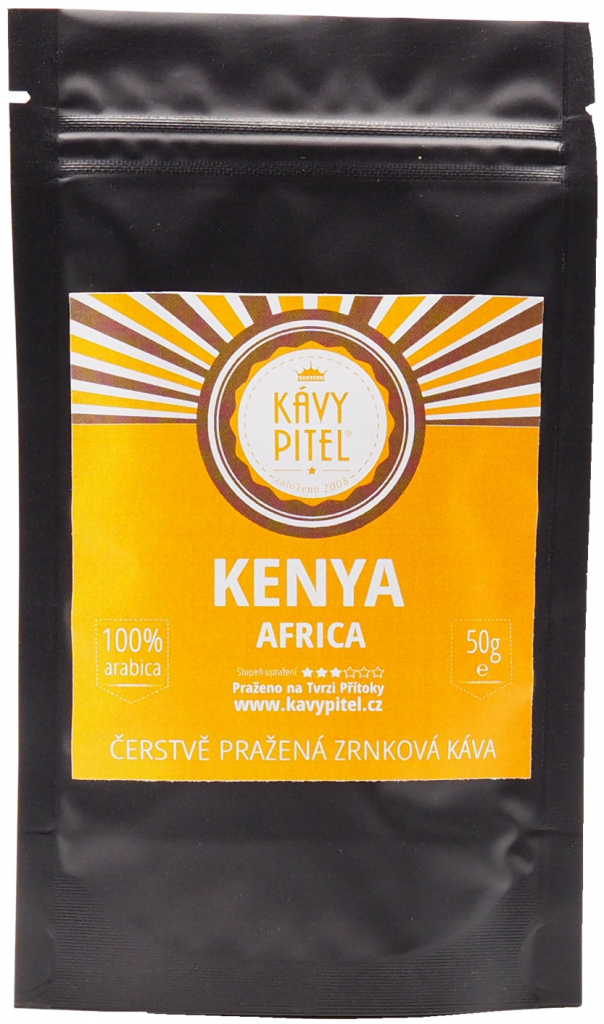 Kávy pitel Kenya AA plus Mount Kenya Selection prémiová zrnková káva 50 g  od 58 Kč - Heureka.cz