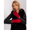 Italy Moda hladké zateplené rukavice at-rk-2370.95-red