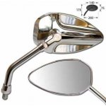 Zrcátka na motorku PADUA, chromová univerzální, stříbrná se závitem M10, homologovaná KAWASAKI VN 1700 CLASSIC TOURER rok 09-14 | Zboží Auto