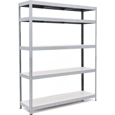 Trestles RH Regál 1800 x 1200 x 400 mm 5 polic šedá – Hledejceny.cz