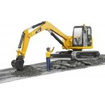 Bruder 2466 Pásový minibagr CATERPILLAR s figurkou – Zbozi.Blesk.cz