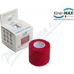 KineMaX Cohesive elast. samofix. červená 2,5cm x 4,5m