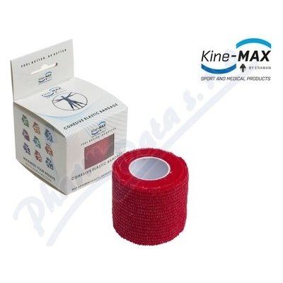 KineMaX Cohesive elast. samofix. červená 2,5 cm x 4,5 m – Zbozi.Blesk.cz