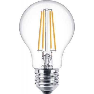 Philips Sada 6x LED žárovka LED E27 A60 7W = 60W 806lm 2700K Teplá bílá Filament PHLED8160 – Zboží Mobilmania