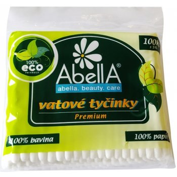 Abella Premium vatové tyčinky sáček 100 ks