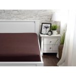 Xpose Jersey prostěradlo Exclusive tmavě hnědé 90x200 – Zboží Dáma