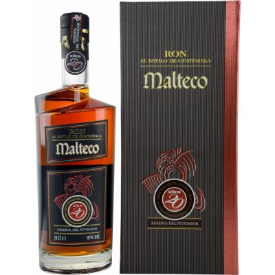 Ron Malteco Reserva del Fundador 20y 41% 0,7 l (kazeta) – Zbozi.Blesk.cz