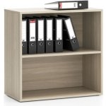 Plan Kancelářský policový regál LAYERS, krátký, 800 x 400 x 777, dub přírodní – Hledejceny.cz