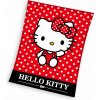 Dětská deka Carbotex Deka odstíny červené Hello Kitty dětská