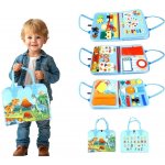 2Kids Toys Senzorická busy kniha Dinosauři 3 – Zboží Dáma