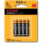 KODAK LR3/4AAA XTRALIFE/Supralife 4ks – Zboží Živě