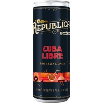 Republica Cuba Libre Rum Cola Limetka 6% 0,25 ml (plech)